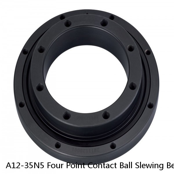 A12-35N5 Four Point Contact Ball Slewing Bearing With Inernal Gear