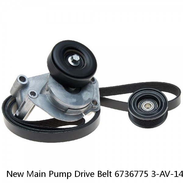 New Main Pump Drive Belt 6736775 3-AV-1448 Compatible with Bobcat 753 763 S130 S150 S160 S175 S185 S205 T140 T180 T190 Loaders #1 small image
