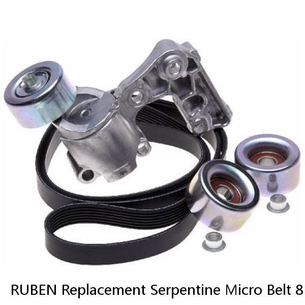 RUBEN Replacement Serpentine Micro Belt 8PK1690 Multi-V Ribbed Drive Belt 8PK1700 Alternator Drive Belt 8PK1680 #1 small image