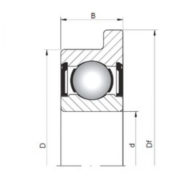 7 mm x 17 mm x 5 mm  ISO FL619/7 ZZ ISO Bearing #3 image