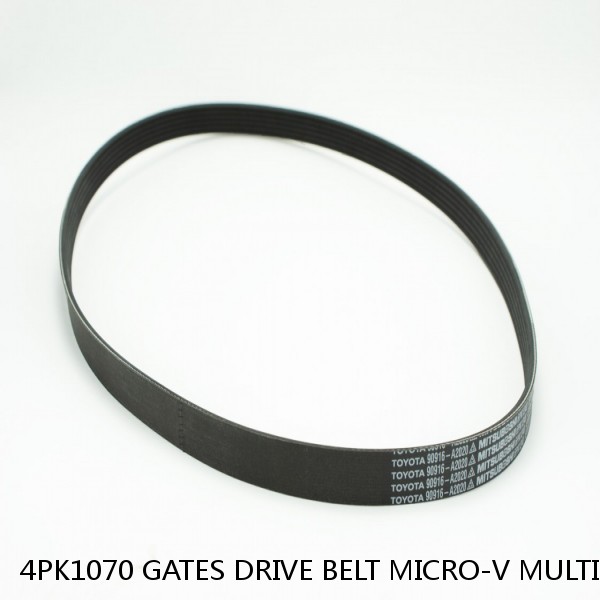 4PK1070 GATES DRIVE BELT MICRO-V MULTI RIBBED BELT P NEW OE REPLACEMENT for Land Cruiser 5VZFE 99364-51070 99364-81070 #1 image