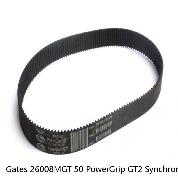 Gates 26008MGT 50 PowerGrip GT2 Synchronous Belt 2600mm L x 50mm W 325 Teeth #1 image