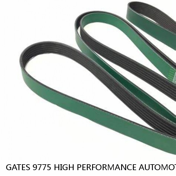 GATES 9775 HIGH PERFORMANCE AUTOMOTIVE BELT 13MM X 1970MM GREEN STRIPE NOS #1 image