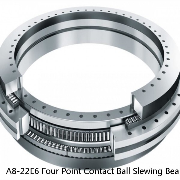 A8-22E6 Four Point Contact Ball Slewing Bearing With External Gear #1 image